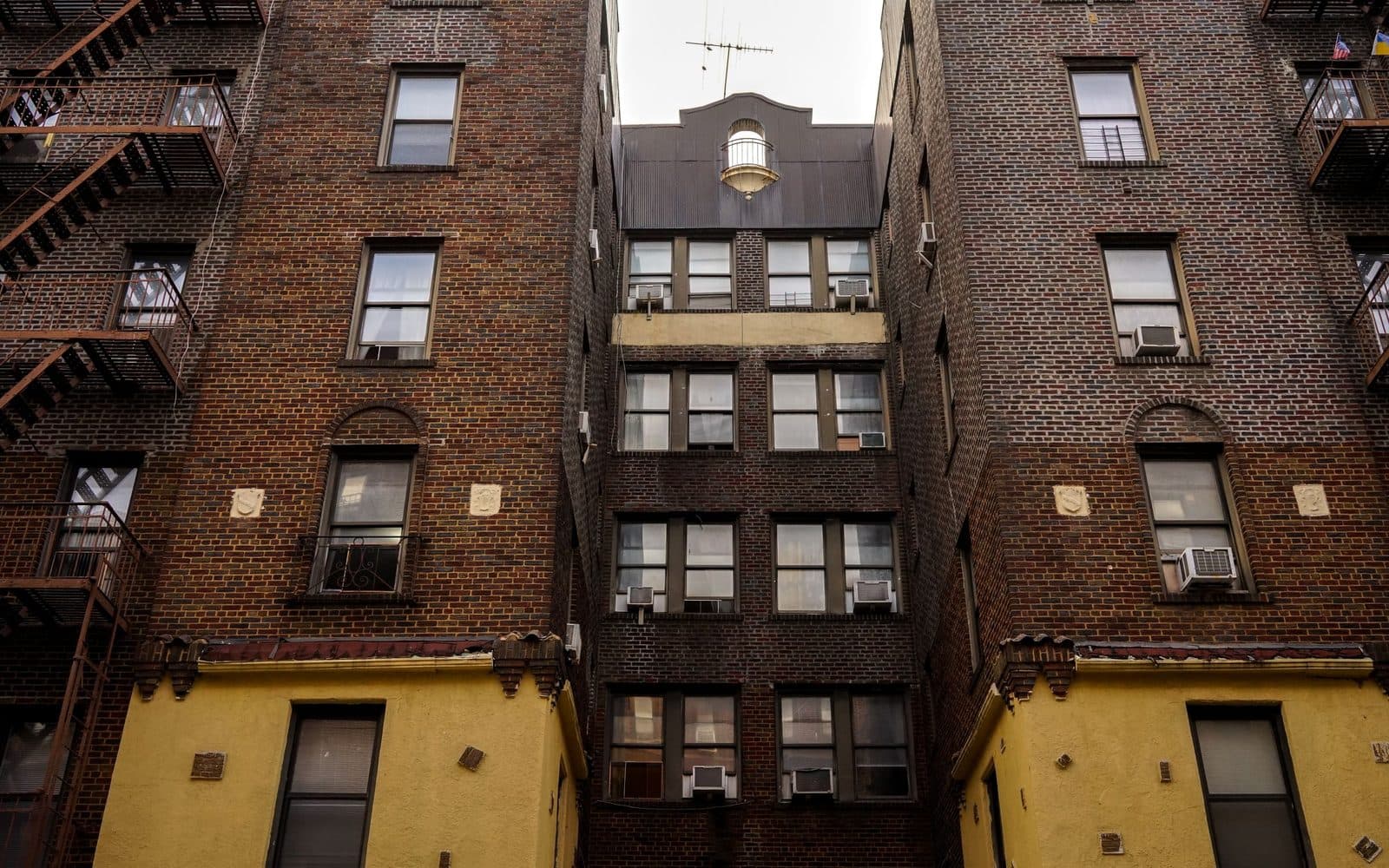 A rental property exterior with a well-kept front yard